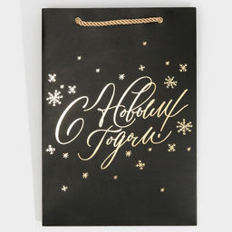 Пакет ламинированный Золото, 21 30 15 см - Дарите счастье фото 6