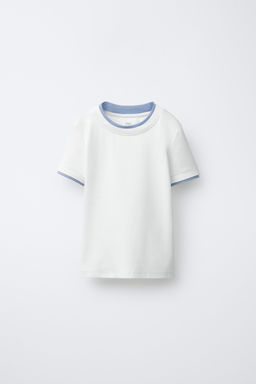 CAMISETA DOBLE CON MODAL / Blanco