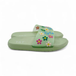 Шлепанцы 2358 зеленые - Sport фото 2