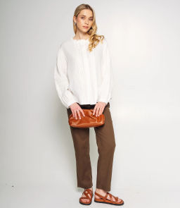 Блуза #КТ0912, белый - Dommod фото 4