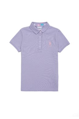 Сиреневая футболка для девочки Basic