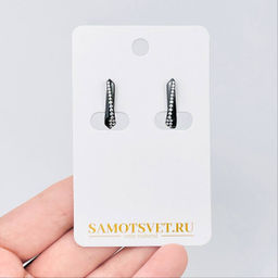 Швензы для сережек с Фианитами