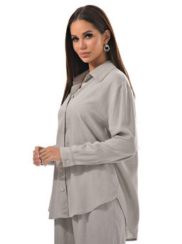 рубашка  80% вискоза, 20% лен - А+б коллекция фото 6