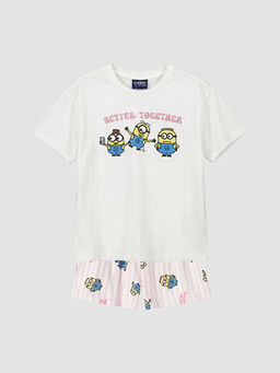 Пижама для девочки Minions с шортами