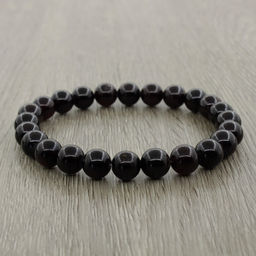 Гранат альмандин (Индия) 8мм, браслет Классика длина 18см - Agat77 фото 2