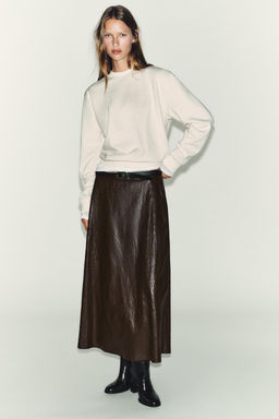 FRONT SLOGAN SWEATSHIRT