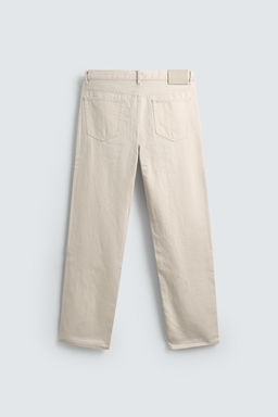 JEANS STRAIGHT FIT / Blanco roto - Zara фото 8