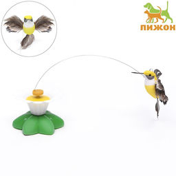 Интерактивная игрушка-дразнилка для кошек Колибри