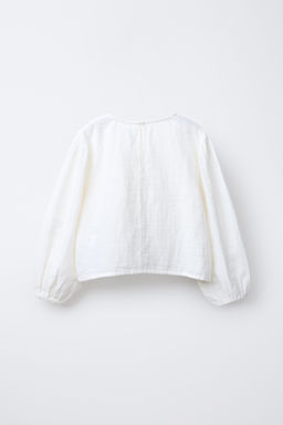 ROMANTIC EMBROIDERED SHIRT - Zara фото 2