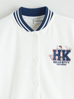 Hello Kitty Bask?l? K?z ?ocuk Kal?n Kolej Ceket