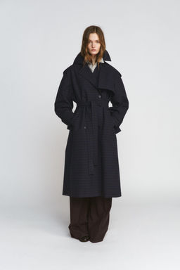 CHECK TRENCH COAT ZW COLLECTION LIMITED EDITION - Zara фото 13