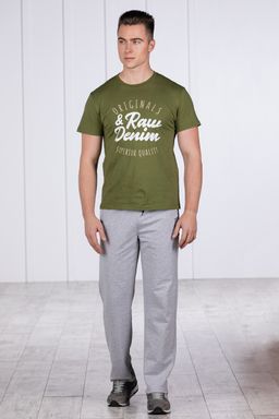 Брюки спортивные 
 3.MM138B-серый-светлый