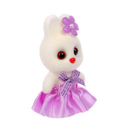 Цена за 12 шт. Игрушка из пенопласта «Зайка с цветком», 13 см