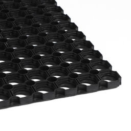 Коврик ячеистый грязесборный, 80×120×1.6 см, чёрный