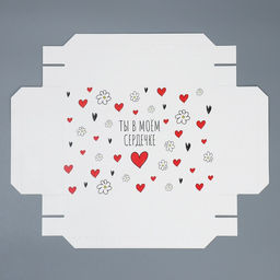 Коробка подарочная складная, упаковка, «Любовь», 21×15×7 см