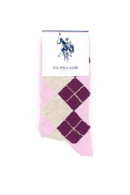 Женские носки с каменным меланжем Неожиданная скидка в корзине - U.s. polo assn фото 4