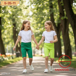 Велосипедки для девочки со стразами