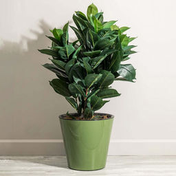 Rosemary Горшок для цветов пластмассовый 1,6л, д16см, h14,5см, с дренажной вставкой, зеленый (Россия) - Домашняя мода фото 2