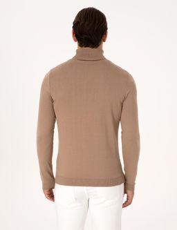 Camel Slim Fit Basic Kazak - Cacharel фото 5