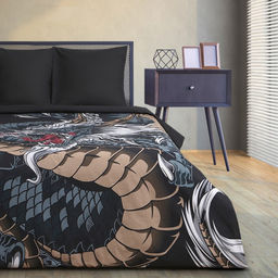 Постельное бельё Этель евро Dragon 200х215 см, 220х240 см, 70х70 см - 2 шт, бязь