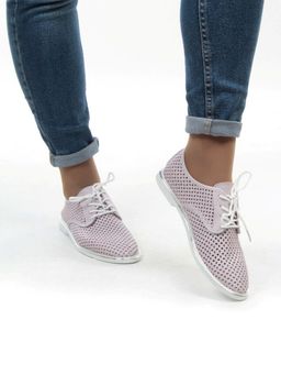 03-E130093-20B100M1 PINK Полуботинки женские (натуральная кожа) - Фабричный китай фото 3