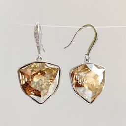 Серьги с кристаллами Swarovski