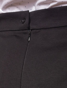 Юбка Vilatte D46.040 карандаш из джерси чёрный  фото 6