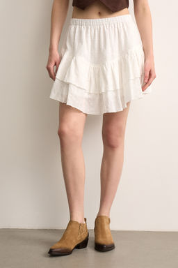 Юбка с оборками мини - Mollis фото 4