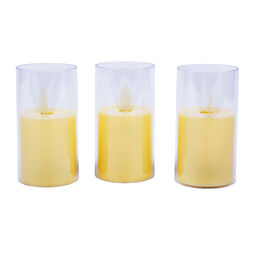 ULD-F064 WW CANDLE SET3 Фигура светодиодная Свеча на батарейках LR44 (в/к), в составе набора из 3 штук. 1 светодиод. Теплый белый свет. TM Uniel