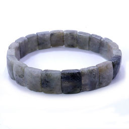 Браслет из камня Лабрадор с огранкой защита и приумножение богатства