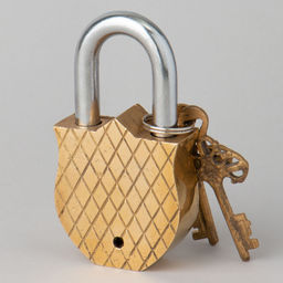 ЗАМОК ДЕКОРАТИВНЫЙ С КЛЮЧАМИ 11,5*5,7СМ - Lefard фото 4