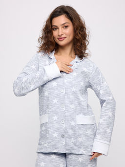 Пижама женская из футера Салли звезды