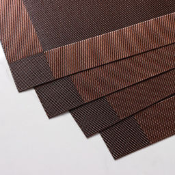 Набор салфеток сервировочных на стол Доляна Шахматы, 4530 см, 4 шт, цвет коричневый  фото 6