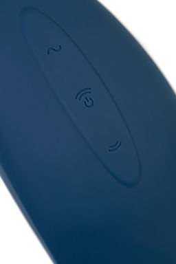 Вакуум-волновой бесконтактный стимулятор клитора Satisfyer Vulva Lover 2, силикон, синий  фото 13