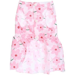 Цена за 2 шт. Платье для кошек и собак мелких пород "Бонита на прогулке", ромашки розовые, размер ХL, длина спинки 32-34см