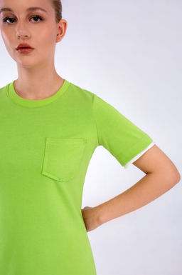 Арт. 8503 Платье женское 42-48 (4 шт) Цвет:салатовый