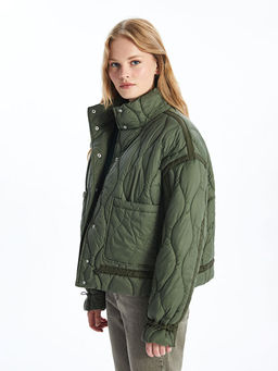 Dik Yaka Kapitone Kad?n ?i?me Mont