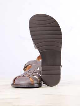 Босоножки 1035.подиум178br.Вакса коричневый - Edart фото 3