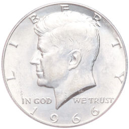 1/2 доллара (50 центов) 1966 года США