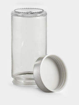 Набор для специй на подставке «Хай-тек», 90 мл, 33×6.7×10.5 см, 4×9.5 см, 6 шт., стекло