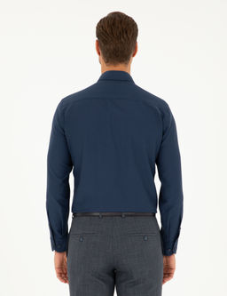 Lacivert Slim Fit Arm_rl_ Uzun Kollu G_mlek