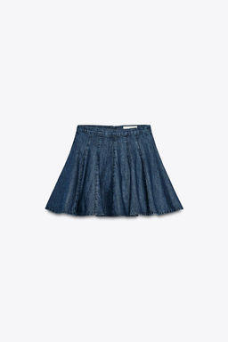 DENIM TRF MINI SKIRT - Zara фото 5