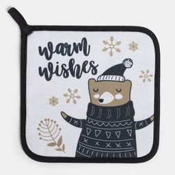 Набор кухонный "Warm wishes" подставка, прихватка