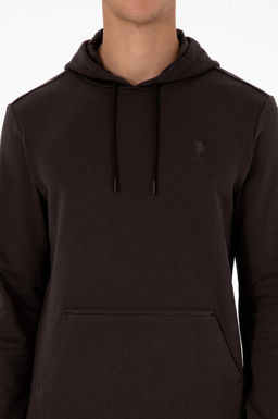 Erkek Koyu Kahverengi Basic Sweatshirt - U.s. polo assn фото 6