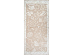 Полотенце махровое 6с102.511ж2 Атрибуты бани(лен3) 67х150см