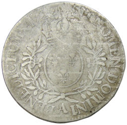 1 экю 1729 года A Франция (Людовик XV)