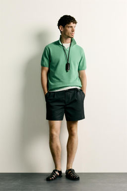 POLO PUNTO REGULAR FIT ESTRUCTURA / Verde