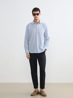 Regular Fit ?izgili Erkek G?mlek