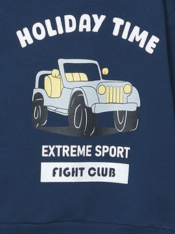 Bisiklet Yaka Erkek Bebek Sweatshirt - Waikiki фото 2