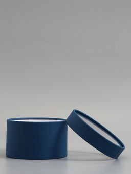 Подарочная коробка морской, завальцованная с окном, 16 х 11 см